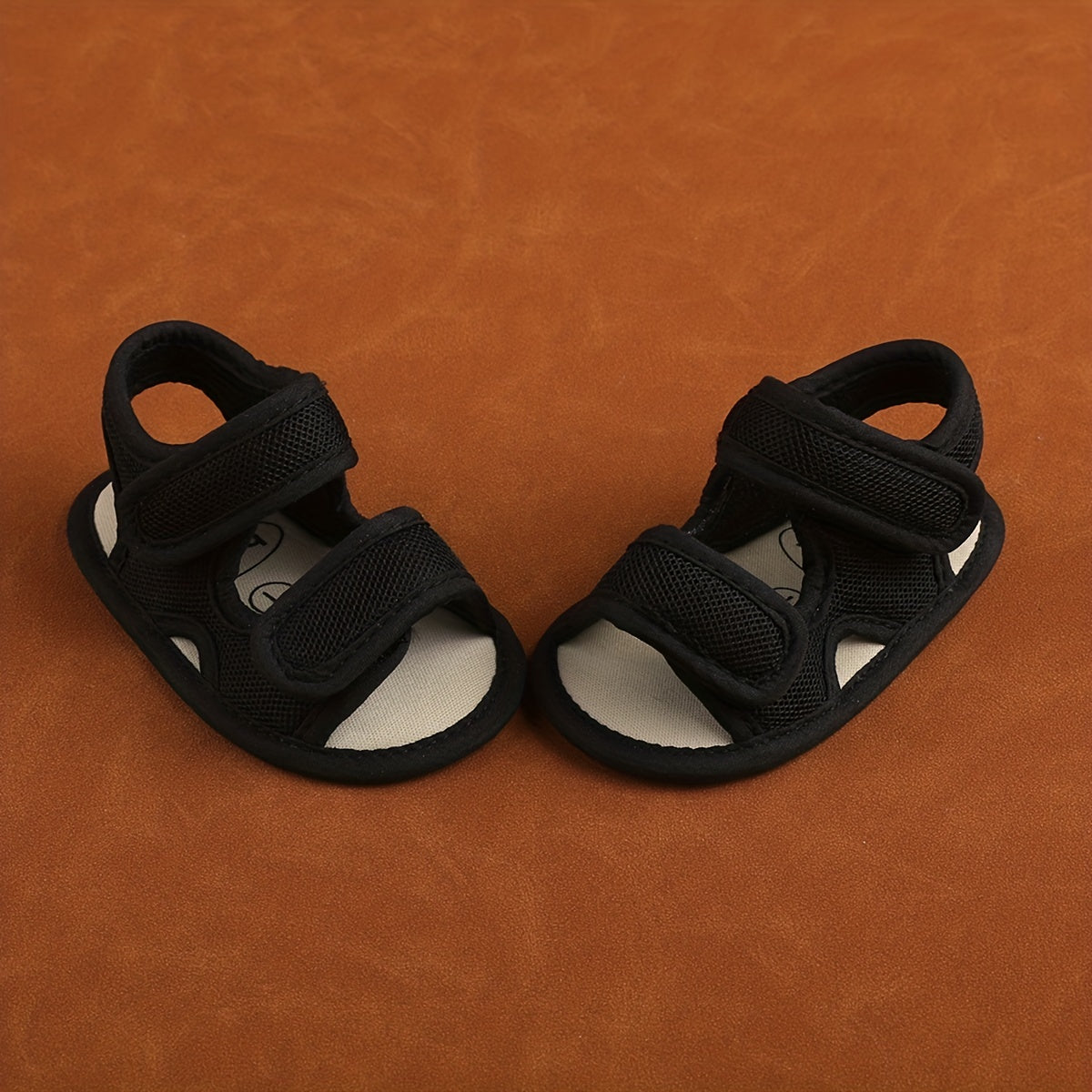 Kichkina qizlar va erkaklar uchun nafas oladigan tarmoq sandallari, ochiq barmoqli, sozlanadigan bahor va yoz poyafzali