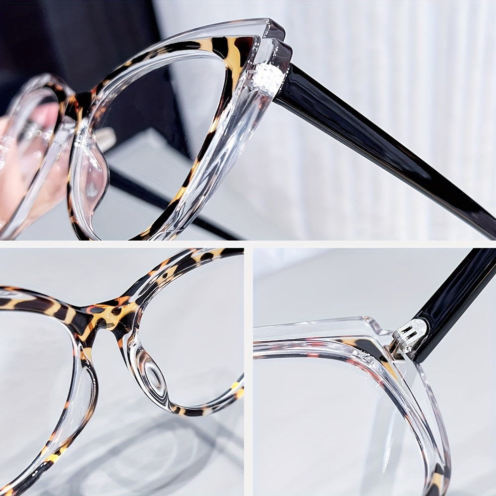 Blue Light Blocking Glasses for Women and Men Y2K Floral Cat Eye Computer Spectacles