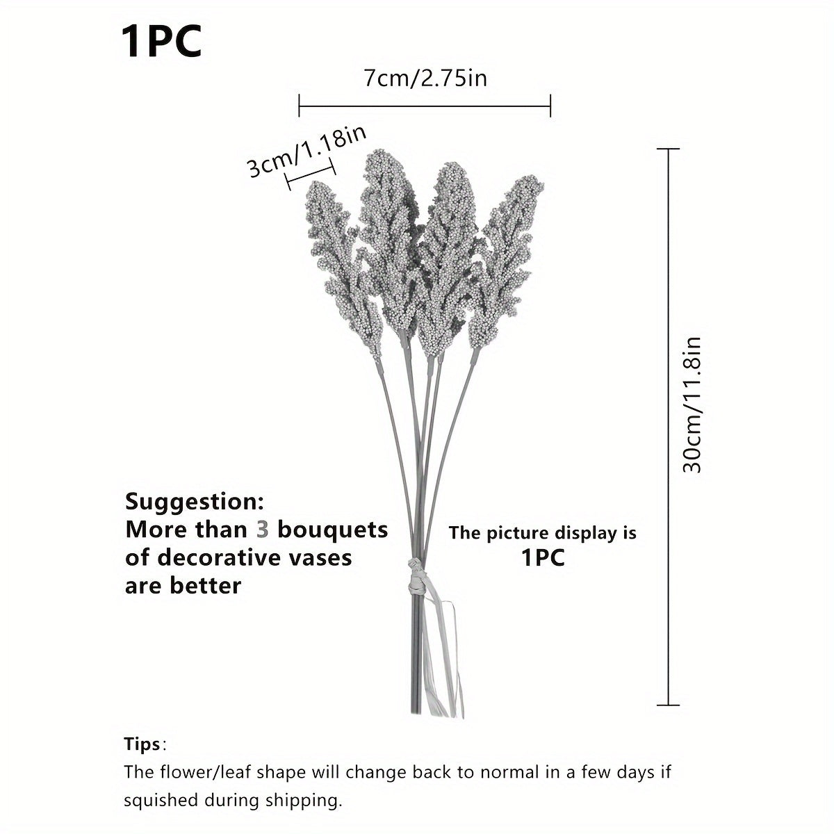 Искусственный букет лаванды для домашнего декора, свадеб и садов