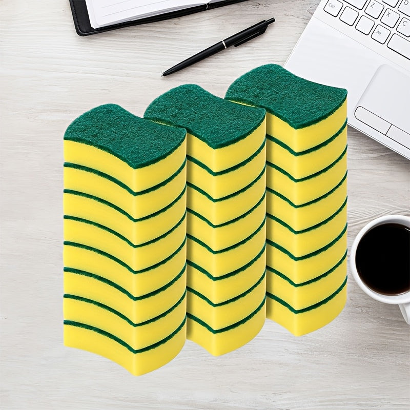 Multi-Purpose Cleaning Sponges Pack of 10 12 or 24 Durable Scratch-Free Absorbent