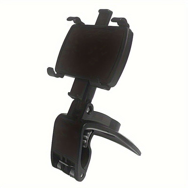 Adjustable Car Phone Mount for Dashboard, Rotates and Secures Smartphone