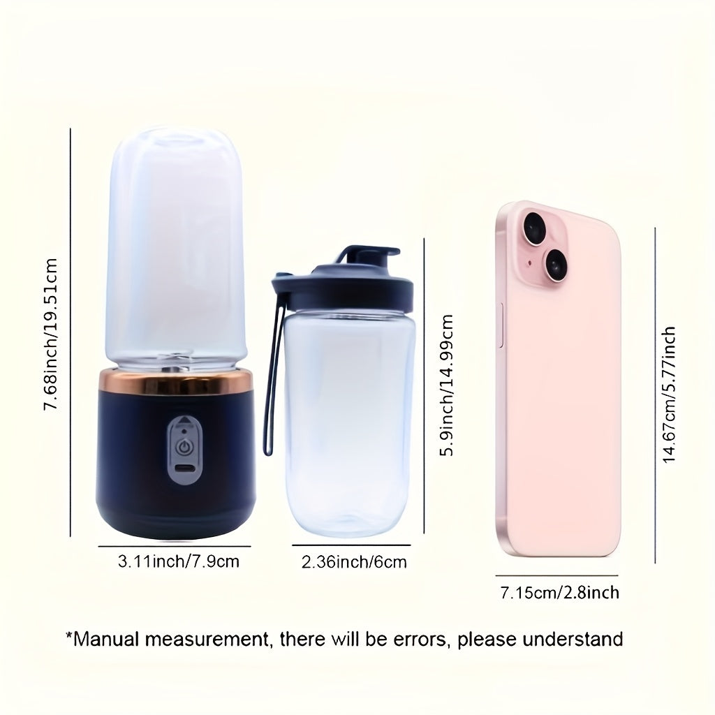 Portable Rechargeable Citrus Juicer Cup Food Grade Plastic Travel Juicer