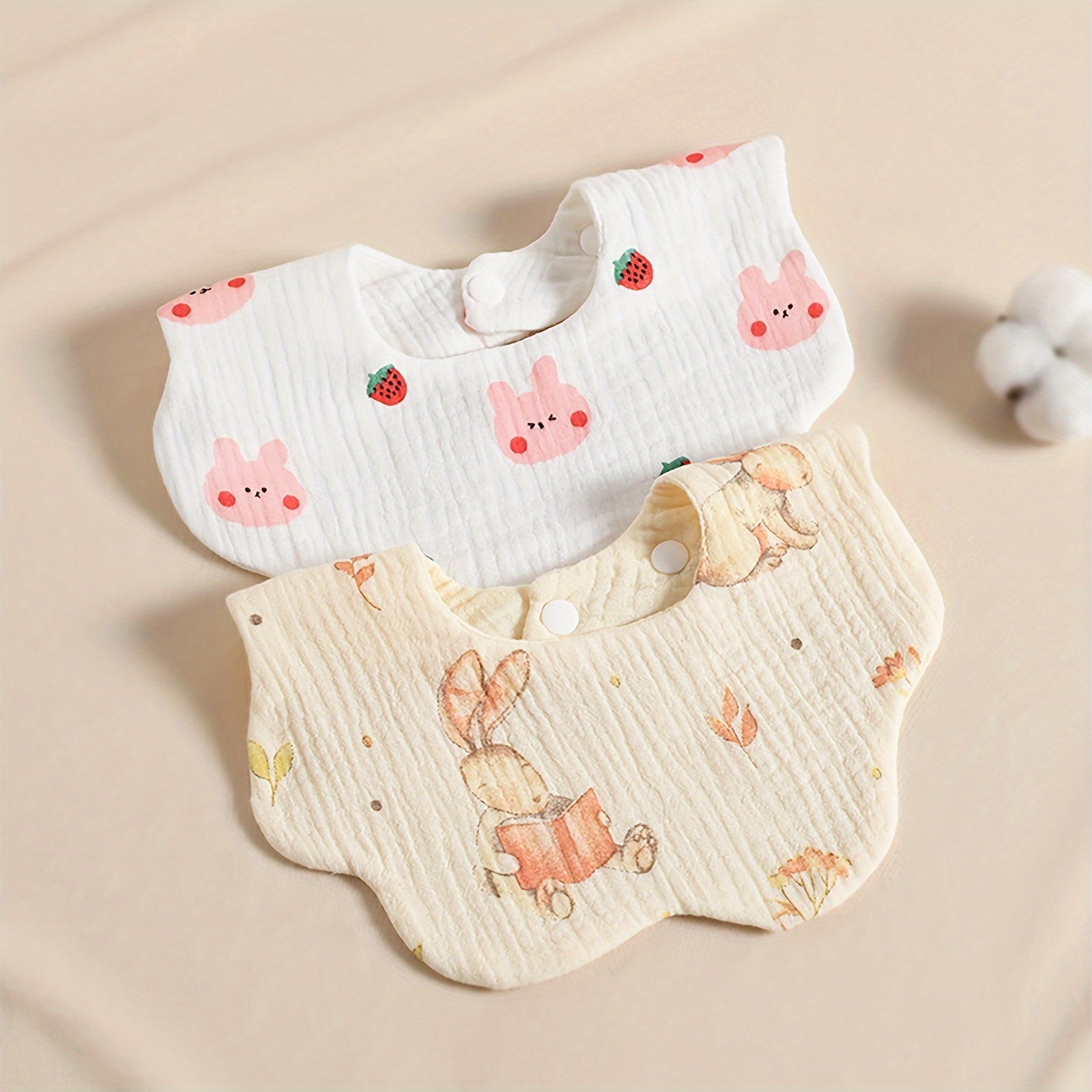 Водонепроницаемые нагрудники для кормления из хлопчатобумажной марли, идеальный подарок на Рождество, Хэллоуин, День благодарения, Новый год или День святого Валентина.