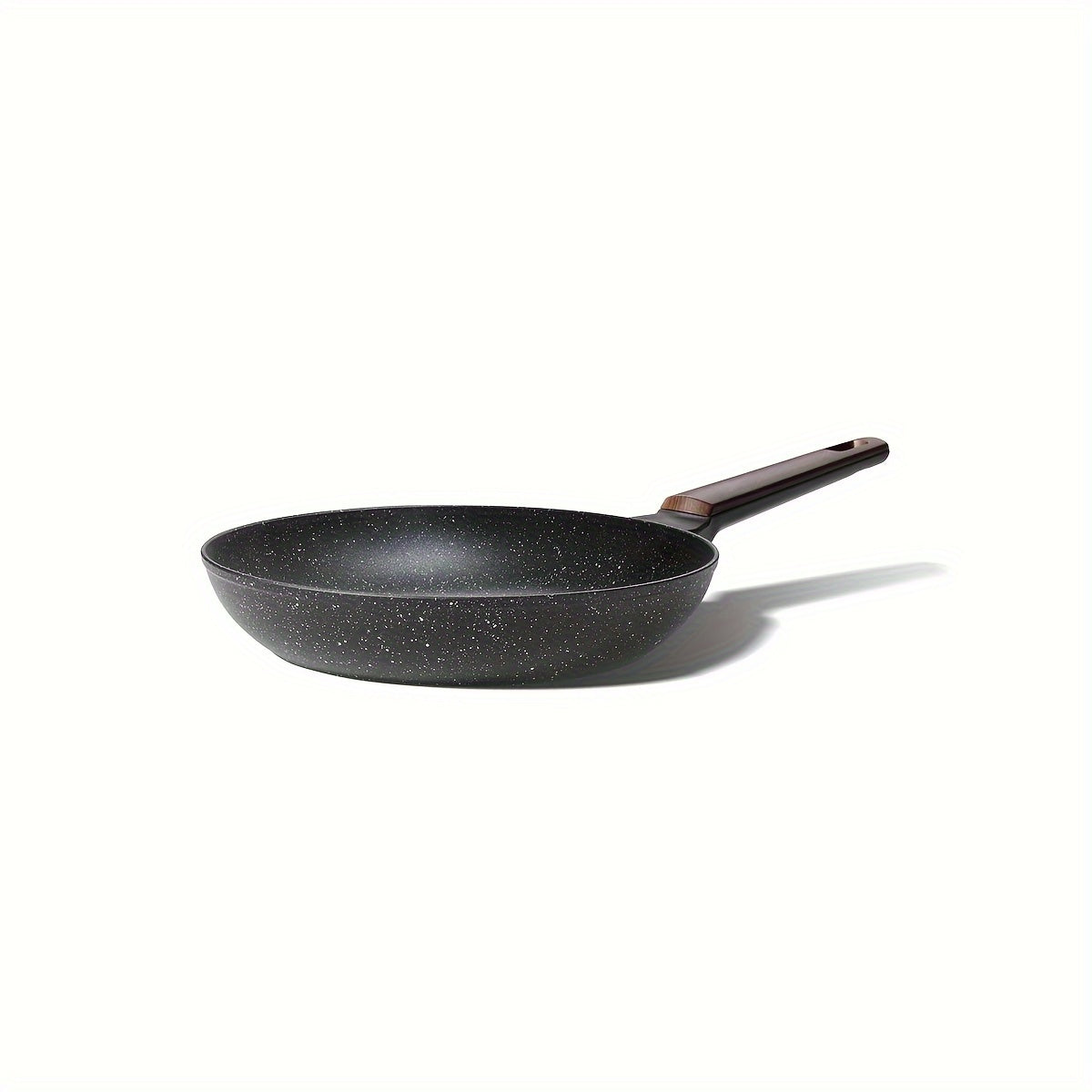 Yuqori sifatli Nonstick Granite Skillet - PFOAsiz, Induksion plitkalariga mos, tuxum va omlet pishirish uchun ideal, idish yuvishda oson tozalanadi, Silikon tutqich bilan jihozlangan - turli o'lchamlarda mavjud (20.32cm/22.1cm/24.13cm/25.4cm/27.94cm)