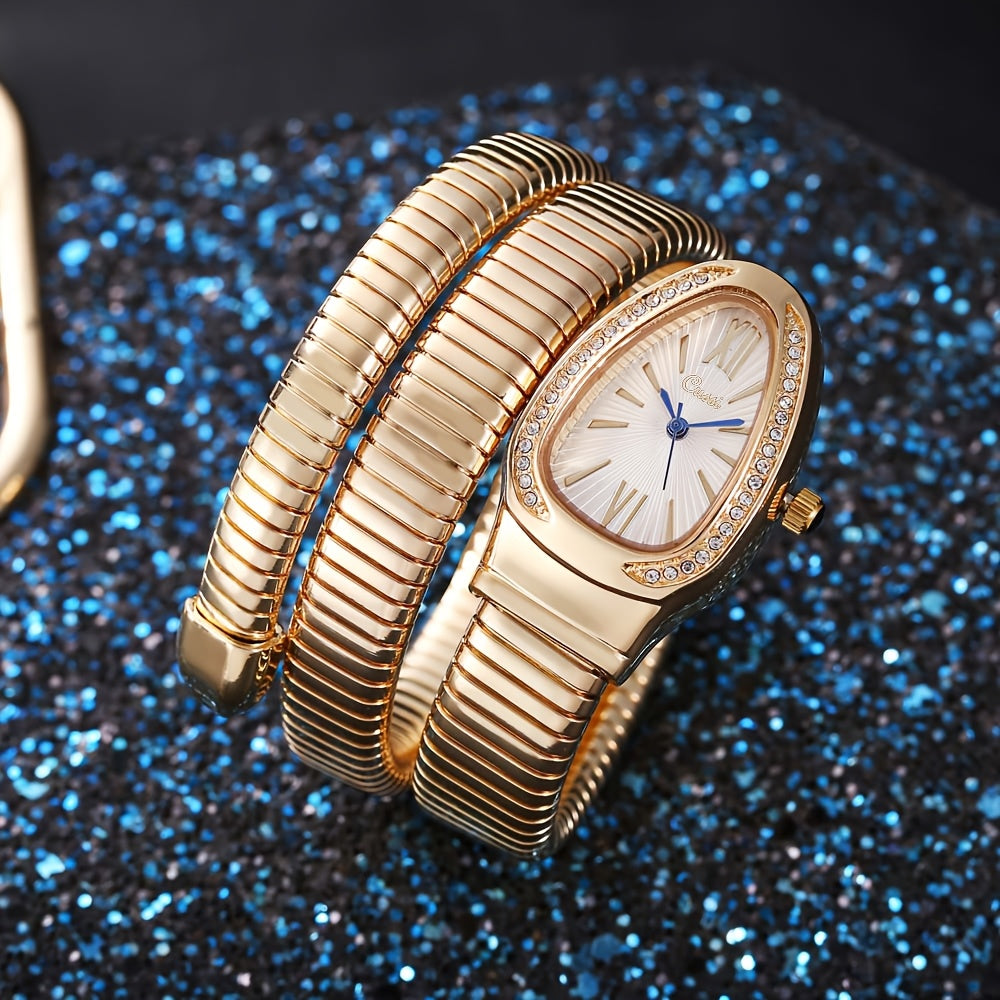 Ladies' Digital Quartz Watch with Charm, Oval Zinc Alloy Case, World Time