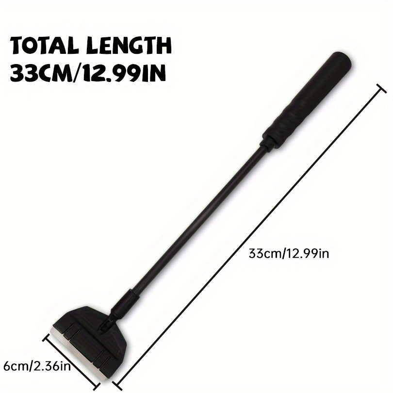 Aquarium Glass Scraper with Stainless Steel Blade and PP Handle for Algae Removal