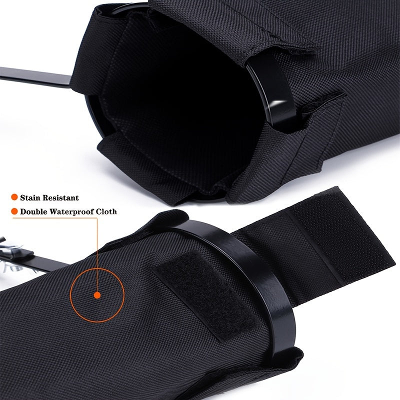 Durmstick Storage Bag Large Capacity Durable Canvas Black for Drum and Microphone Stands