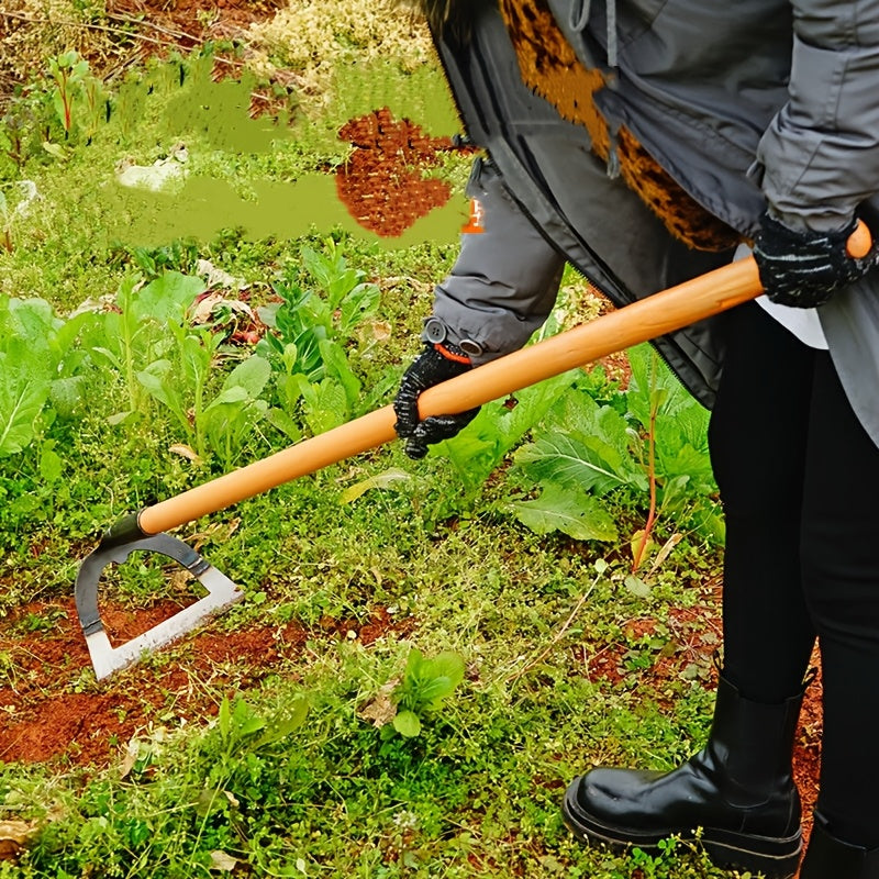 Все-сталь безрукоятная прополочная мотыга 14 см с утолщённым пиловым лезвием