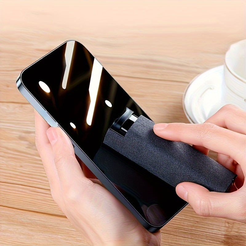 Screen Cleaner and Microfiber Cloth Set Portable Spray Wipe for Phone Computer Glasses TSA-Approved