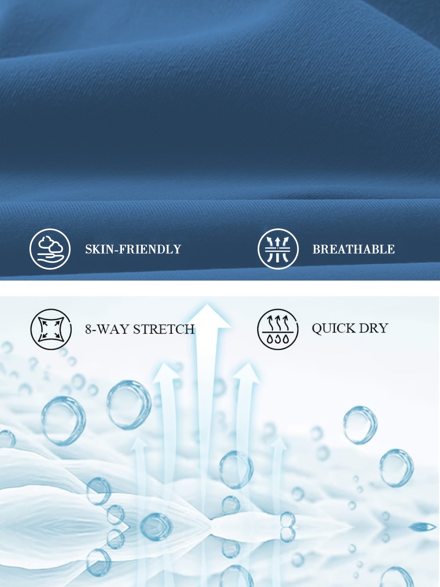 Plus Size Women's High-Waisted Pocket Shorts 5-Pack Comfortable Stretch