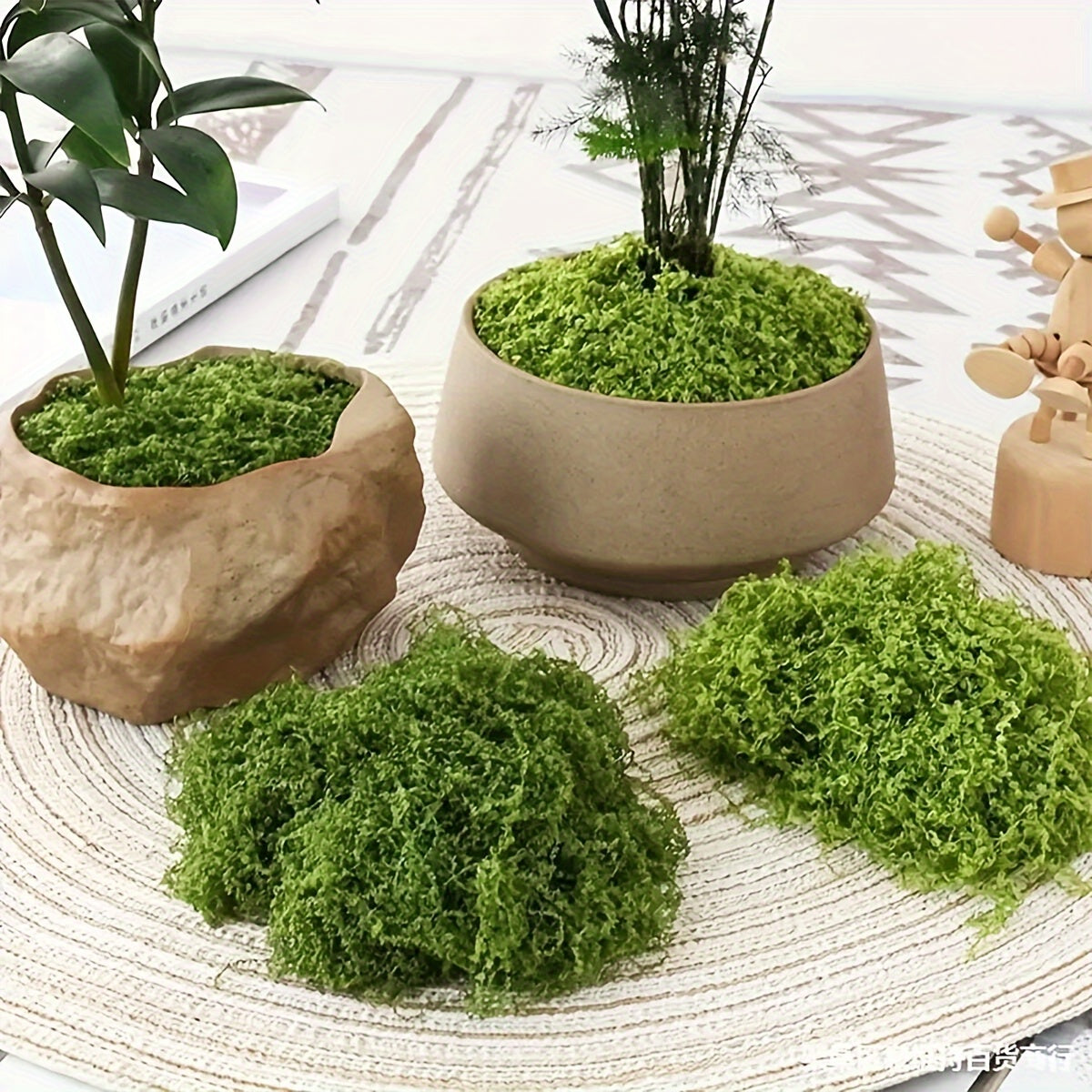 Artificial Green Moss for Home Decor Indoor Miniature Landscapes Potted Plants Terrariums