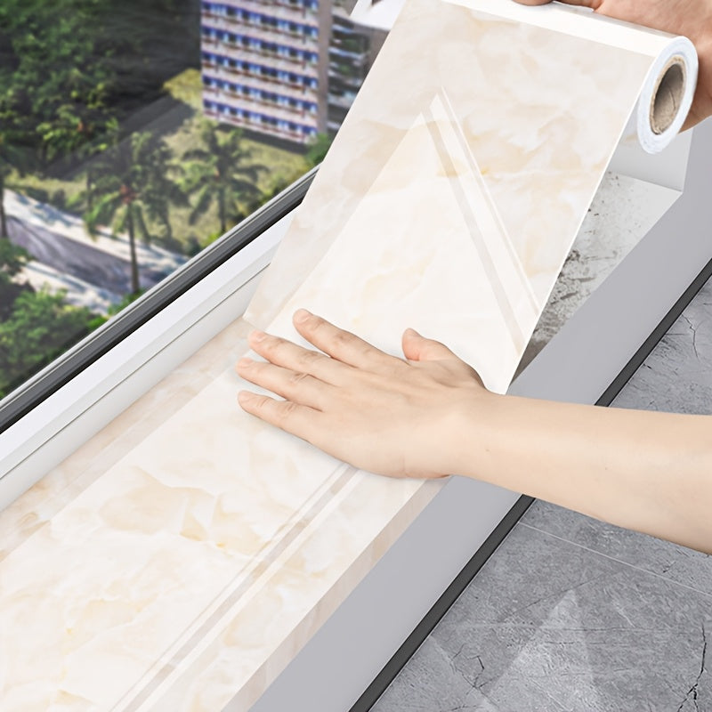 Waterproof Self-Adhesive Contact Paper with Realistic Wood Grain for Furniture Cabinets and Windowsills