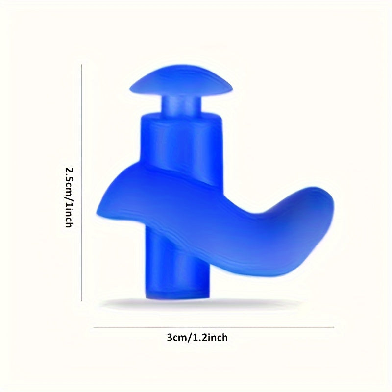 Reusable Silicone Earplugs for Swimming and Sound Blocking