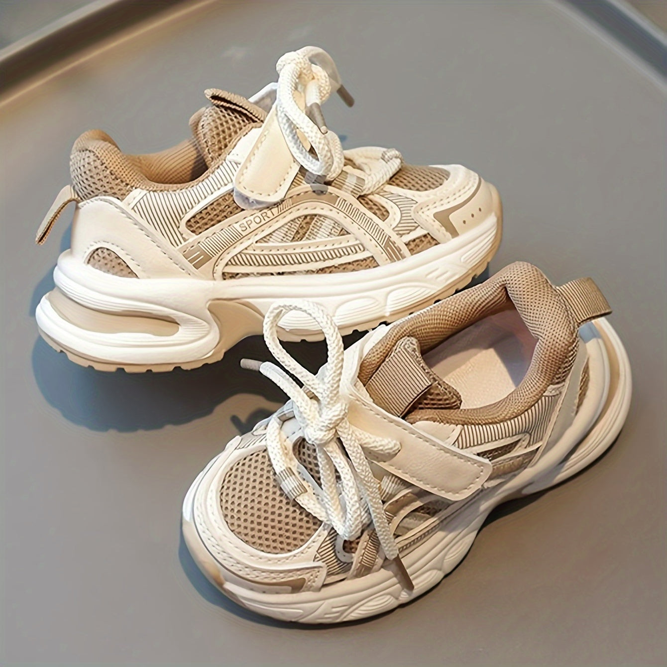 Boys Casual Mesh Sneakers Low Top Breathable Running Training Shoes