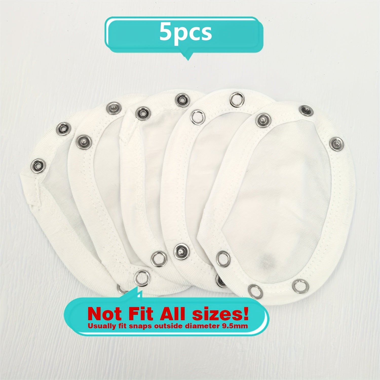 Baby Romper Extension Pieces 3 Pack 5 Pack for Small Babies Polyester White Yellow Blue Pink