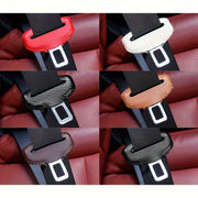 2pcs Car Seat Belt Cover Soft Padded Shoulder Harness Protectors Scratch-Resistant Stylish Red Black Brown