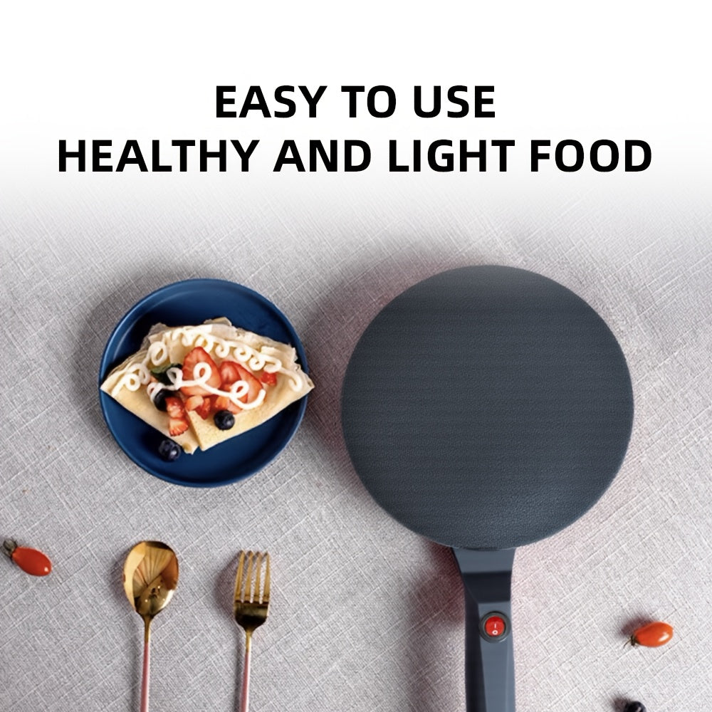 Электрическая сковорода для блинов с антипригарным покрытием, быстро и легко в использовании