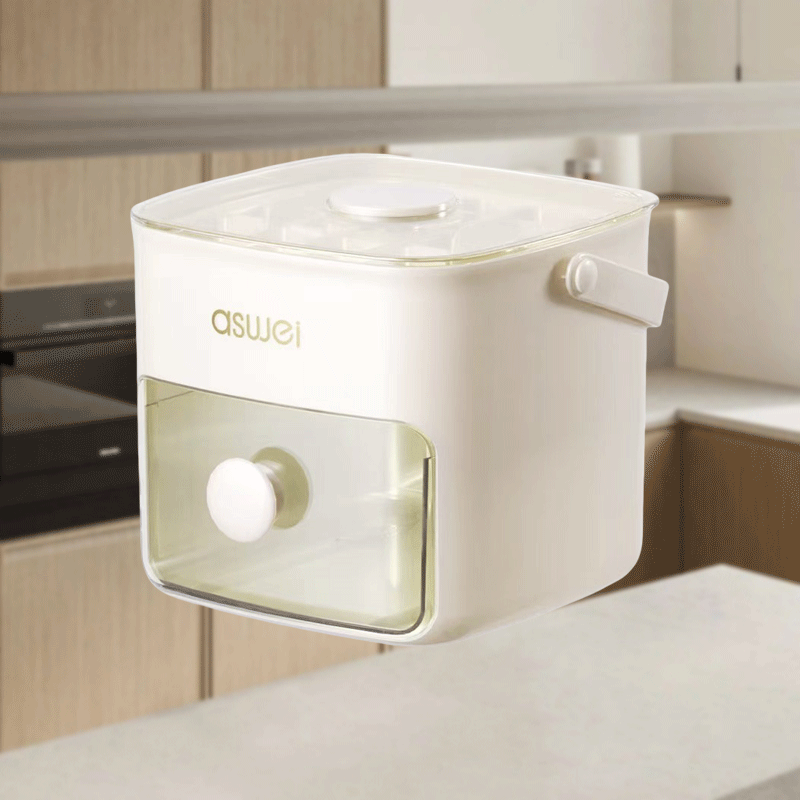 Manual Ice Maker High Capacity Countertop 48 Cubes Durable Easy to Use