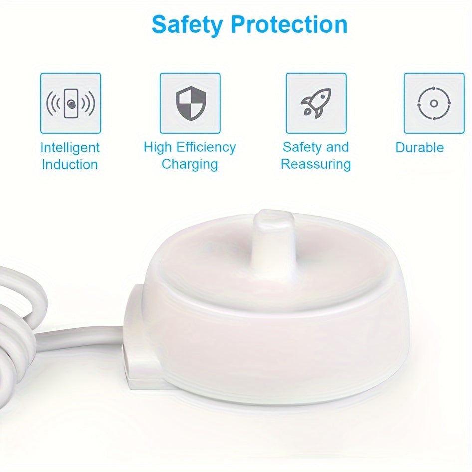 USB Electric Toothbrush Charger Portable Inductive Base No Battery Compatible with Most Chargers