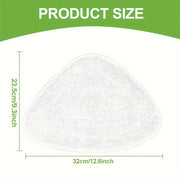 Reusable Floor Mop Attachment with 4 Microfiber Pads for Hardwood Tile Laminate