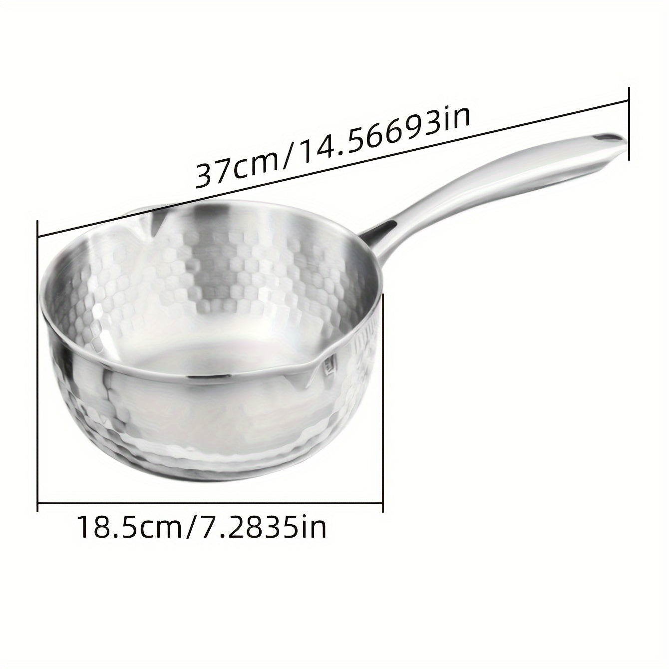 Stainless Steel Cooking Pot for Home Use Induction and Open Flame Heating