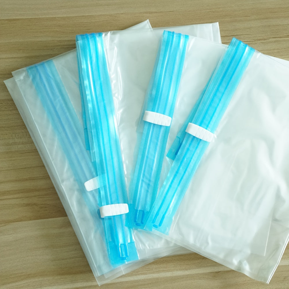 Small Vacuum Compression Storage Bags 10 Pieces Space-Saving Travel Organizer