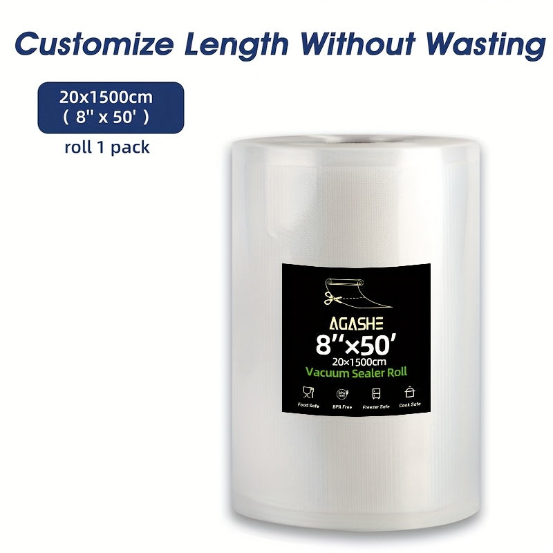 Vacuum Seal Food Storage Bags Textured 20cm x 5m or 15m Extend Freshness