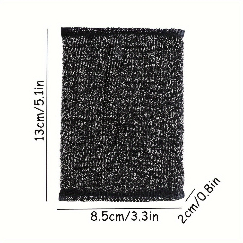 6 ta po'lat qopqoq gubkasi to'plami - ko'p maqsadli tozalash uchun zarar bermaydigan idish yuvish gubkalari. Oshxona tozalash uchun mukammal - oson idish yuvish uchun simli tozalagichni o'z ichiga oladi. Zarur tozalash asboblari va materiallari.