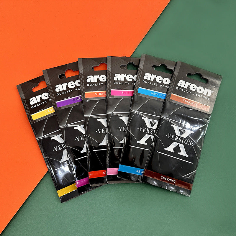 6 dona Avtomobil hidi uchun osma ichki aroma planshetlari shkaf uchun osma charmslar