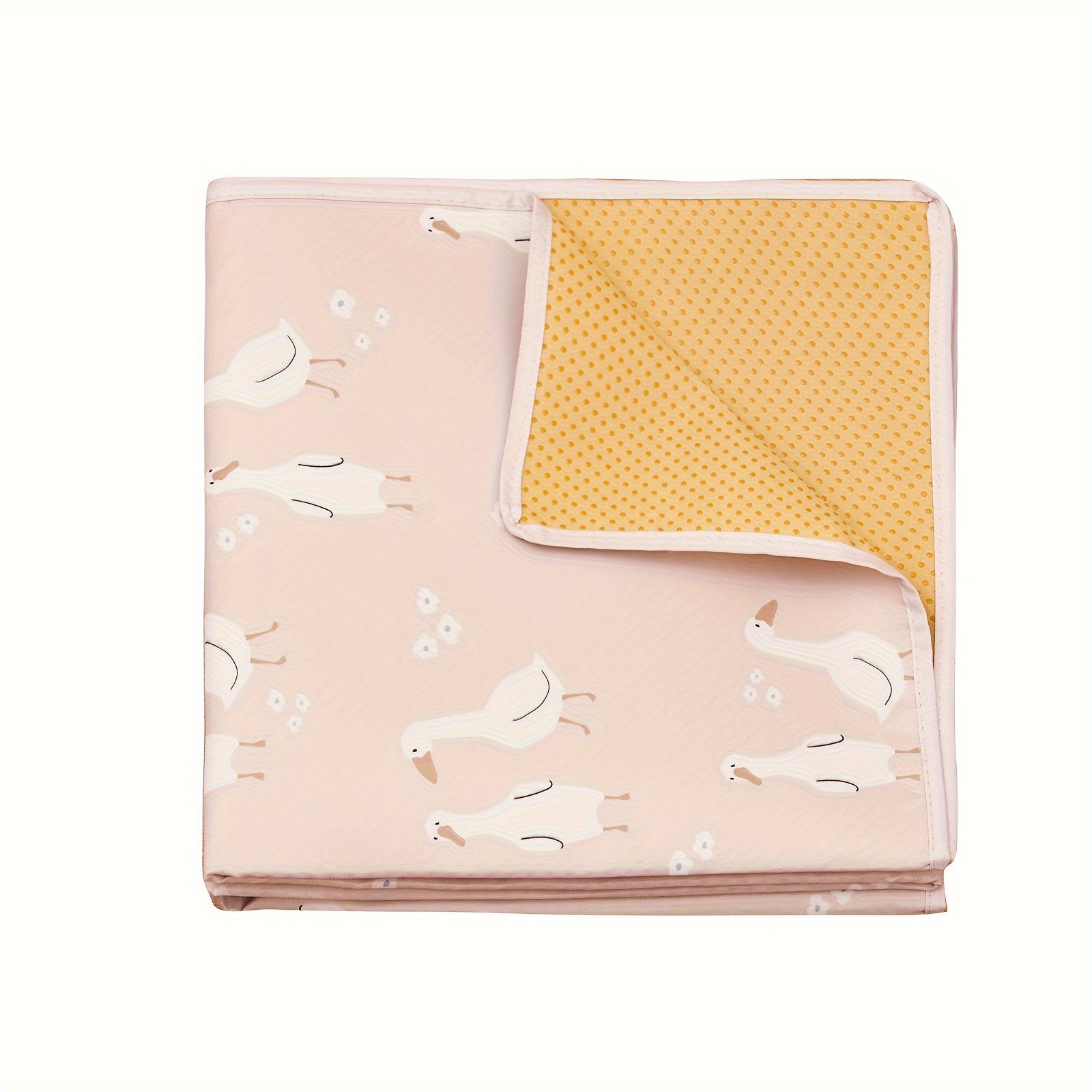 Kids Waterproof Floor Mat 129cm Square Washable Anti-Slip Baby Play Mat