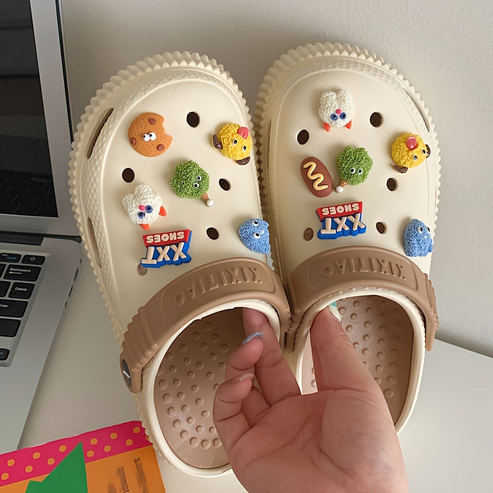 Women's Hollow-Out Slide Sandals EVA Non-Slip Animal Cartoon Summer Spring