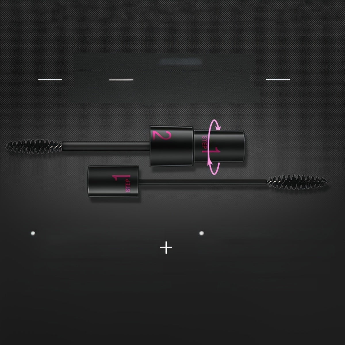 Women's Waterproof Double-Headed Mascara Long-Lasting with 3D Dense Lashes