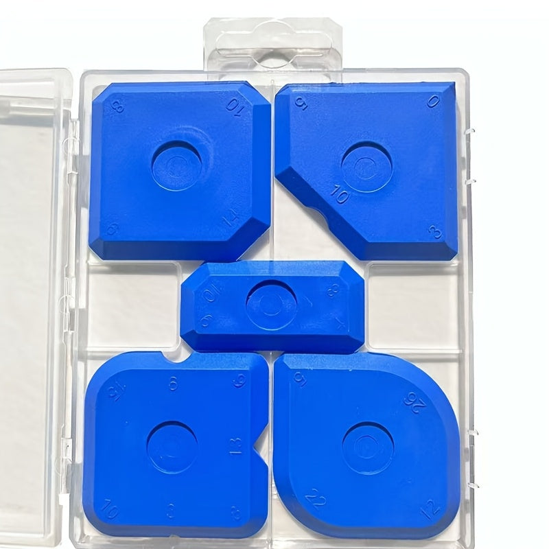 Silicone Sealer Organizer Set 5/10 Pcs Caulk Scraper and Smoother Kit