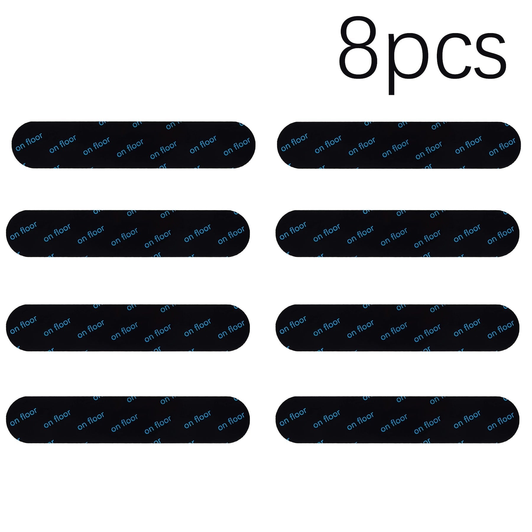 12-Pack Silicone Non-Slip Carpet Grip Tape for Hardwood Floors and Tiles