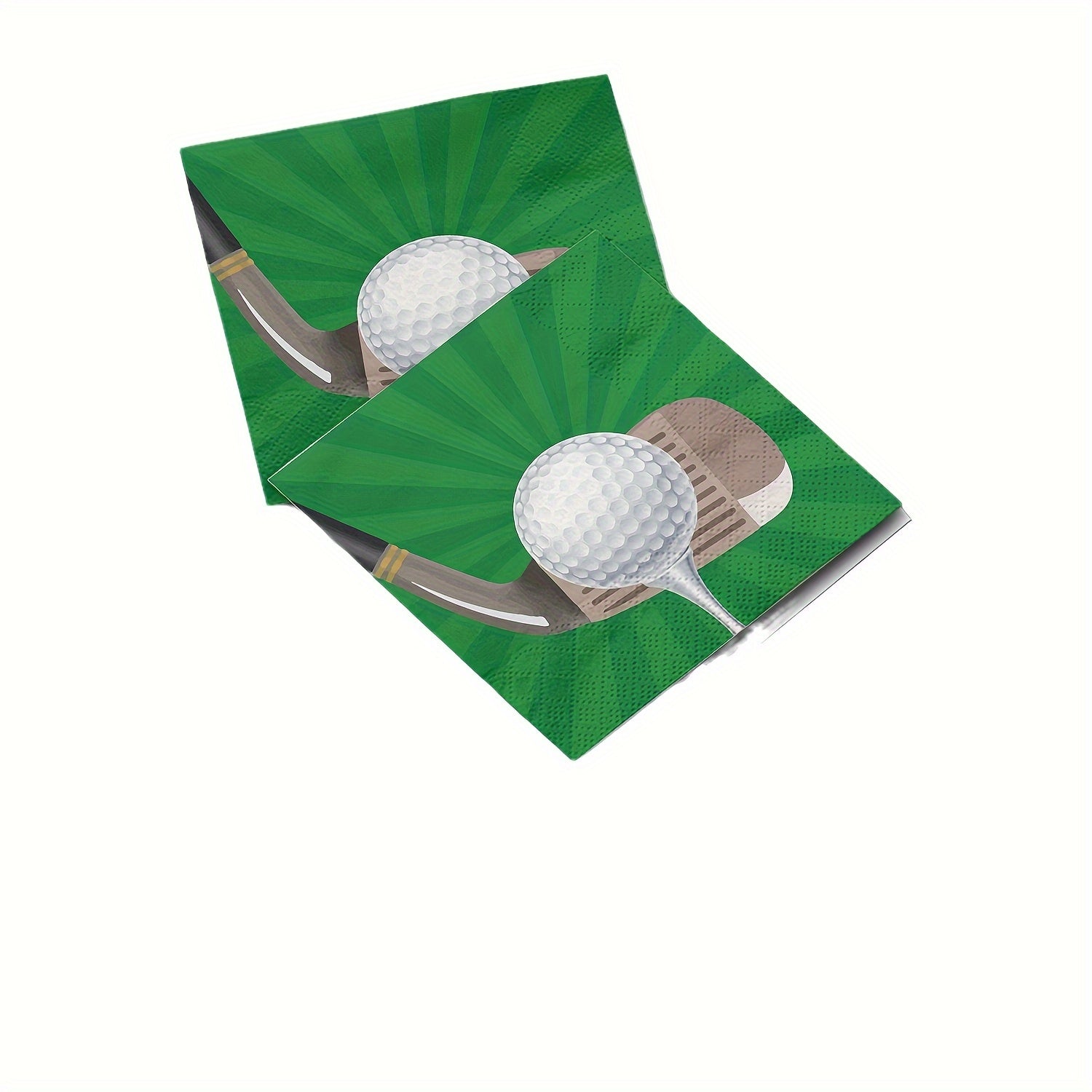 Golf Party Decorations Set 64 Pieces Sports Theme Tableware Plates Napkins Cups