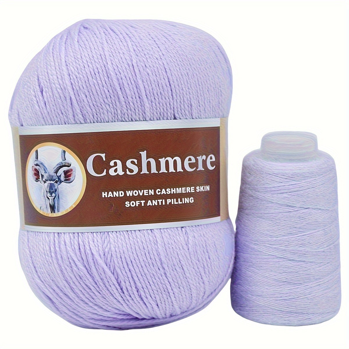 Hand-Woven Cashmere Blend Crochet Yarn 70 Cashmere 320m Assorted Colors