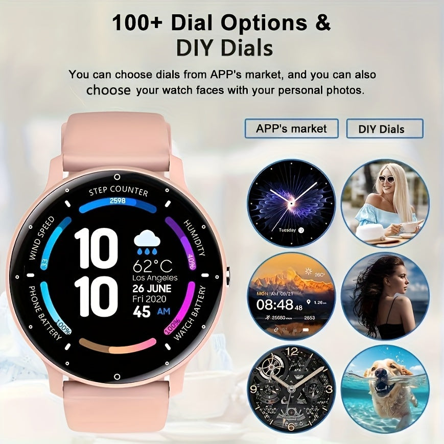 Smart Watch for Men and Women 3.53cm Full Touch Screen 100+ Sports Modes Fitness Health Tracking