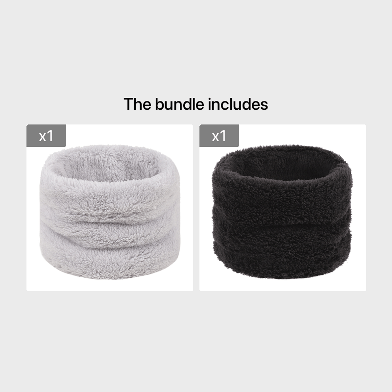 Cubierta de cuello alto cálida de invierno para hombres y mujeres, bucle único, unisex