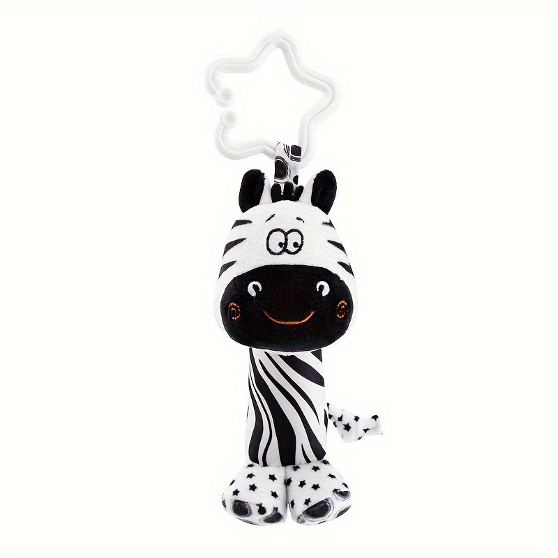Kids' Wind Chime Toy Black and White Polyester Drum Shaped Hanging Toy