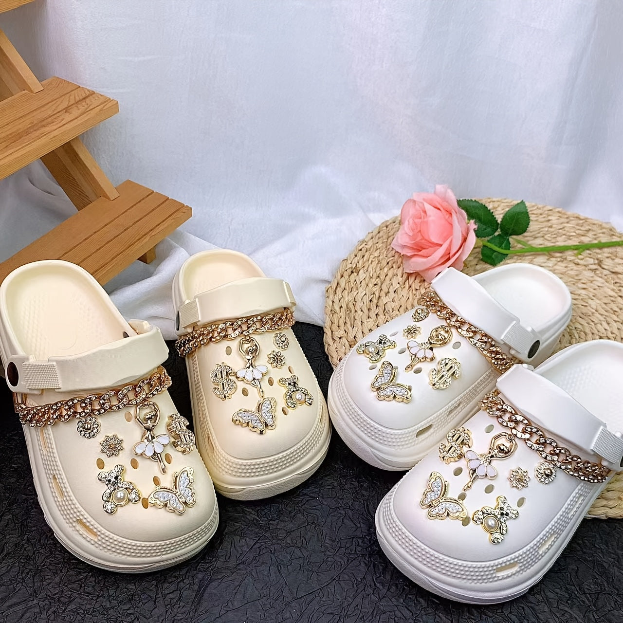 Women'S Casual EVA Mules Clogs Platform Slip-Ons Solid Color