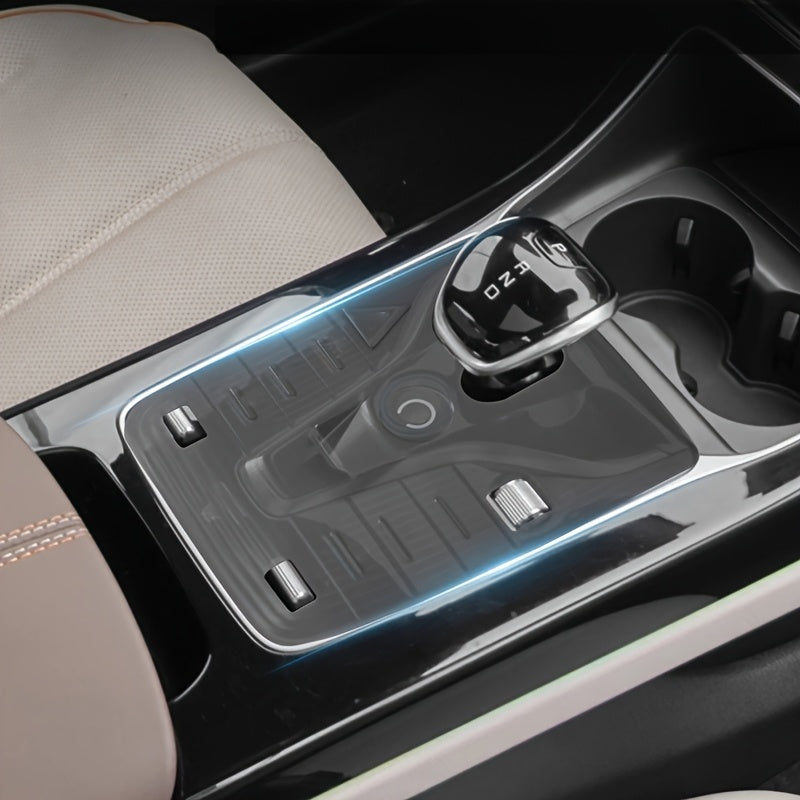 Markaziy konsol uchun avtomobil ichki qoplamasi changga qarshi film, universal moslik, shaffof