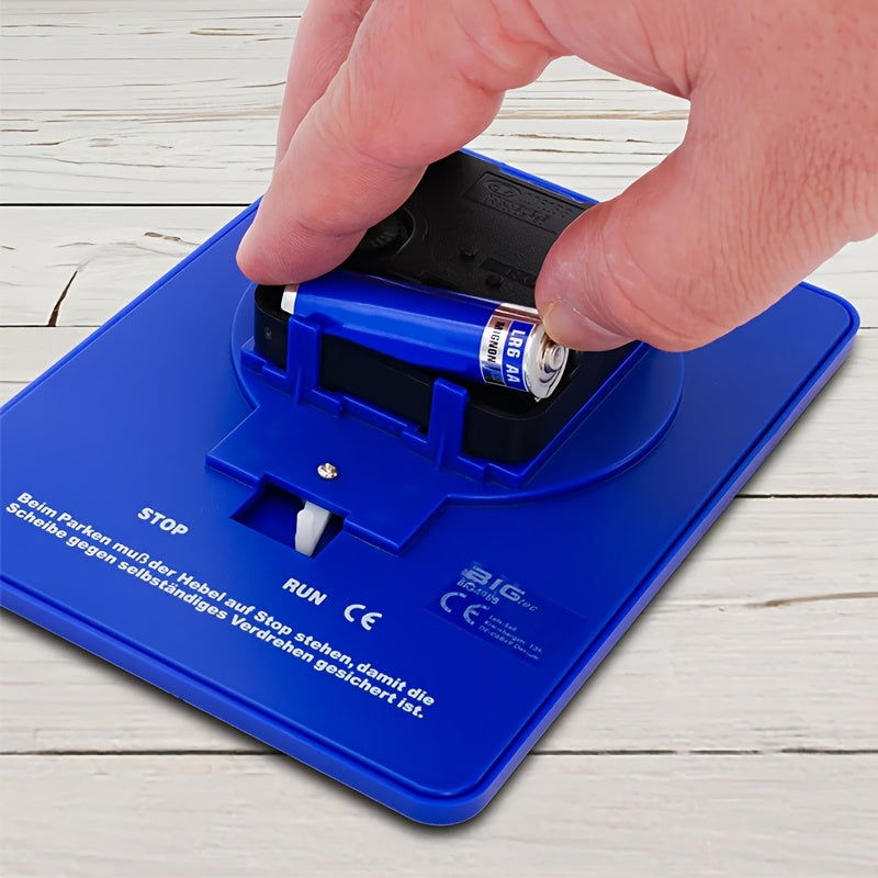 Digital Parking Timer Card Electronic Parking Sign Durable Plastic Car Accessory