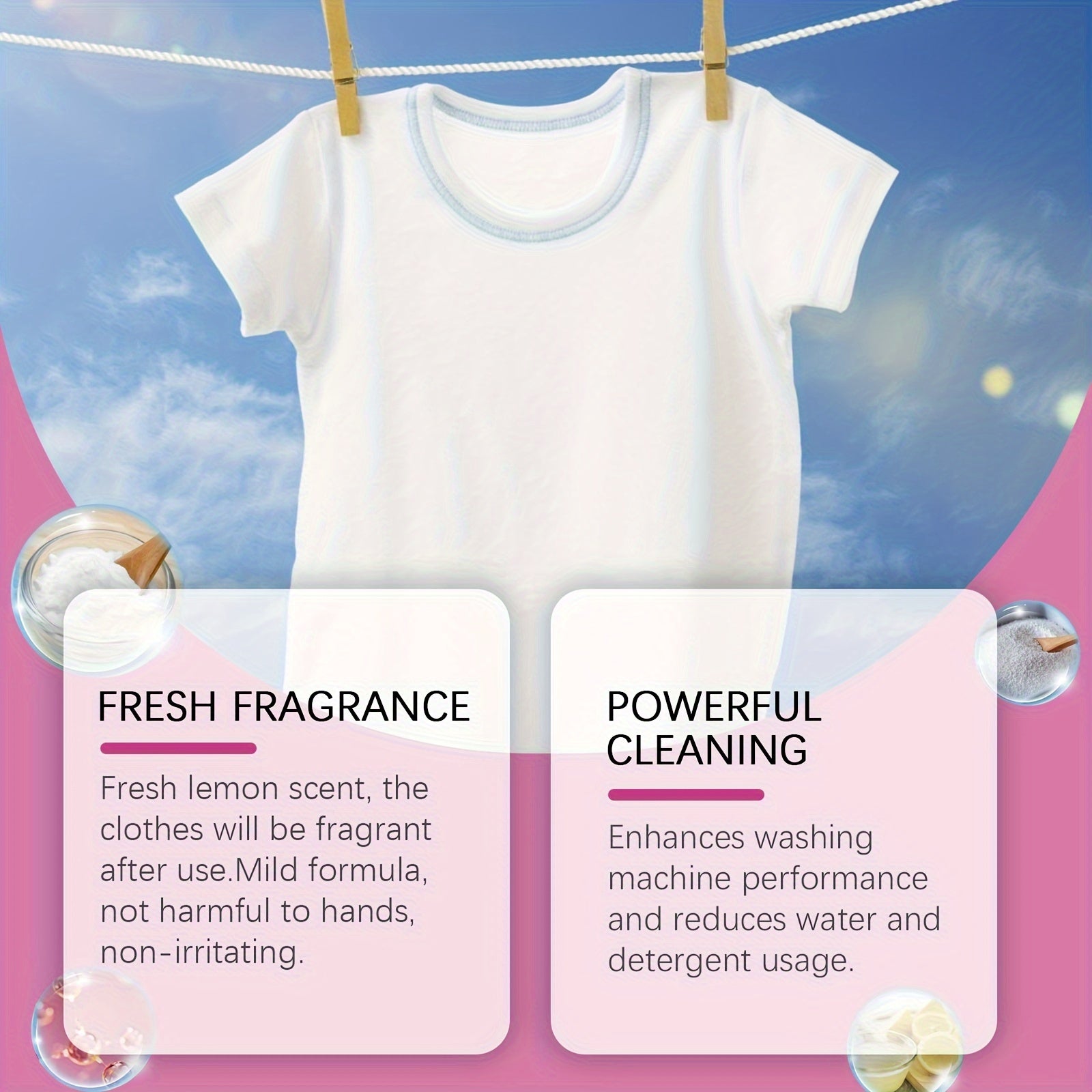 Bio-Enzyme Cleaning Tablets for RV Fabric Stain Odor Removal Dust Preservation Pack of 20