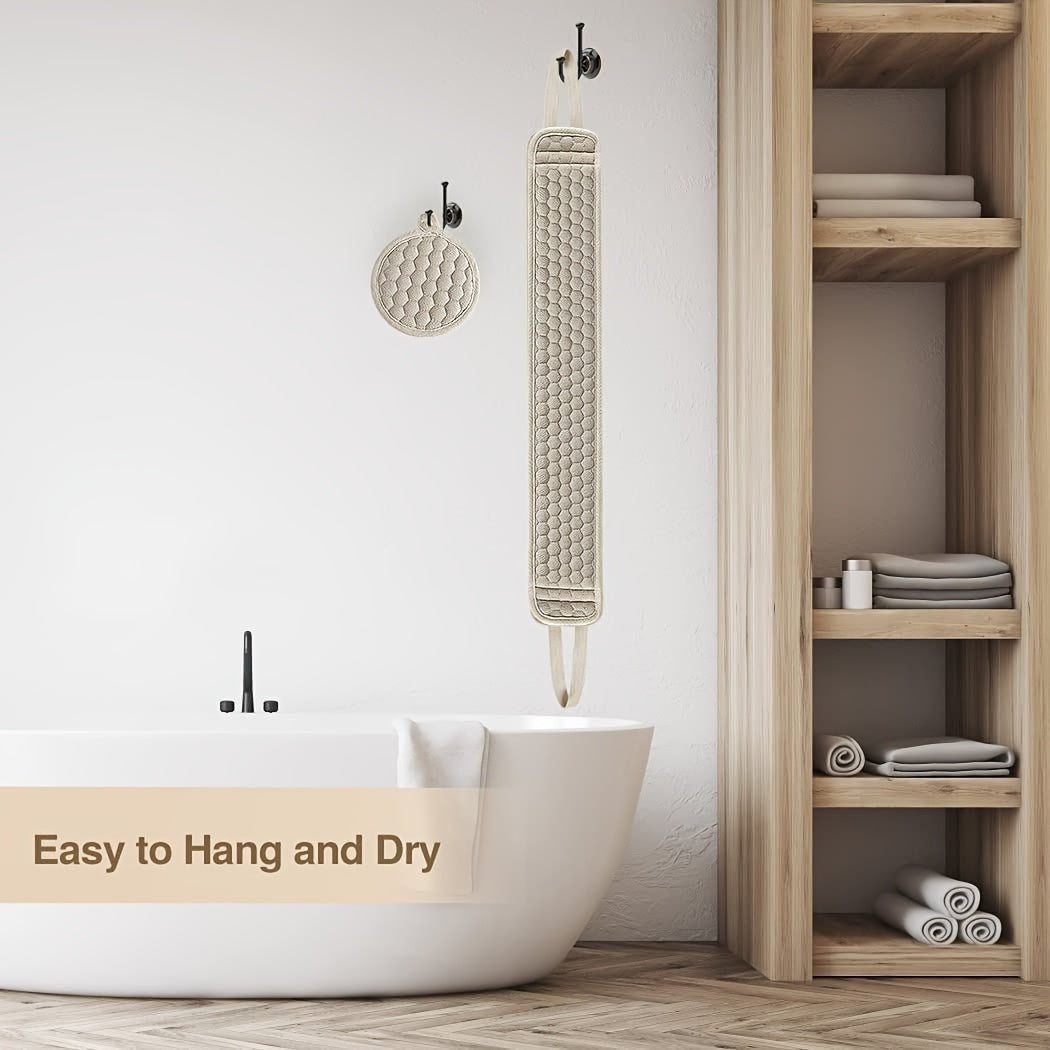 Unisex Back Scrubber Exfoliates Body Relaxing Bath and Shower Tool