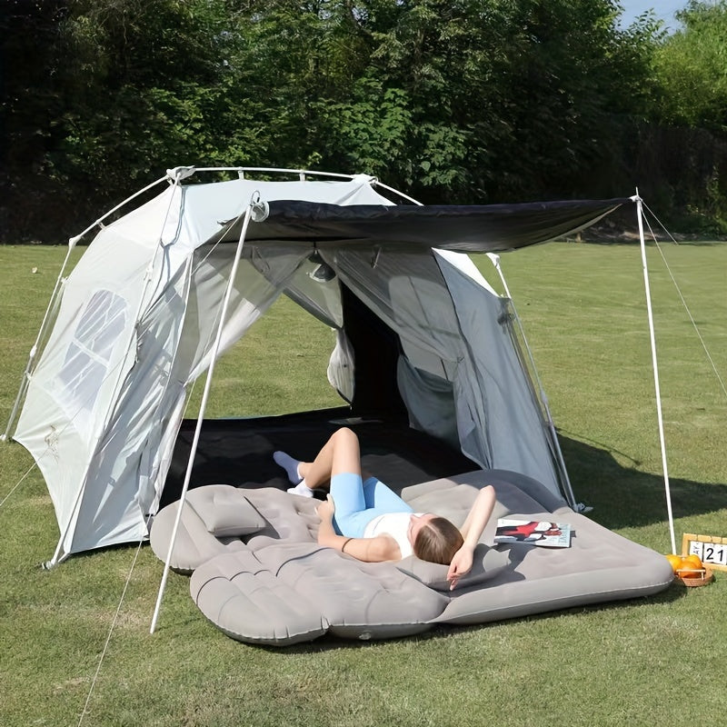 Inflatable Car Trunk Bed for SUVs Back Seat Travel Mattress Camping Air Mattress