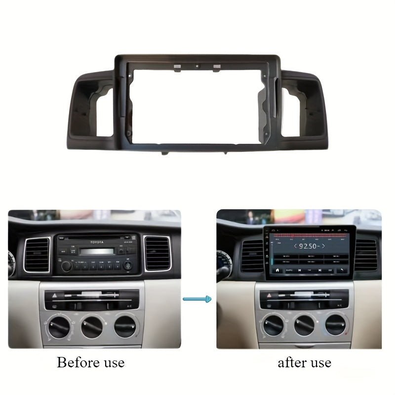 2 Din Car Radio Frame For Corolla E120 F3 Dashboard Fascia Stereo Panel