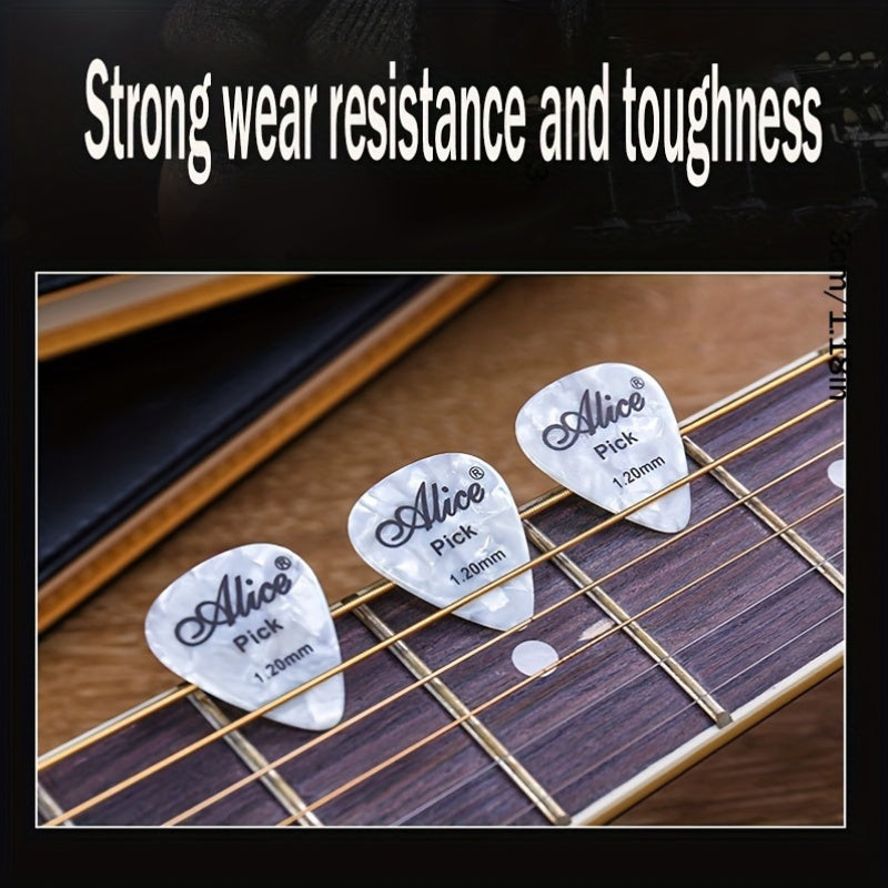 Guitar Picks Celluloid Assorted Thickness for Acoustic and Electric Guitars