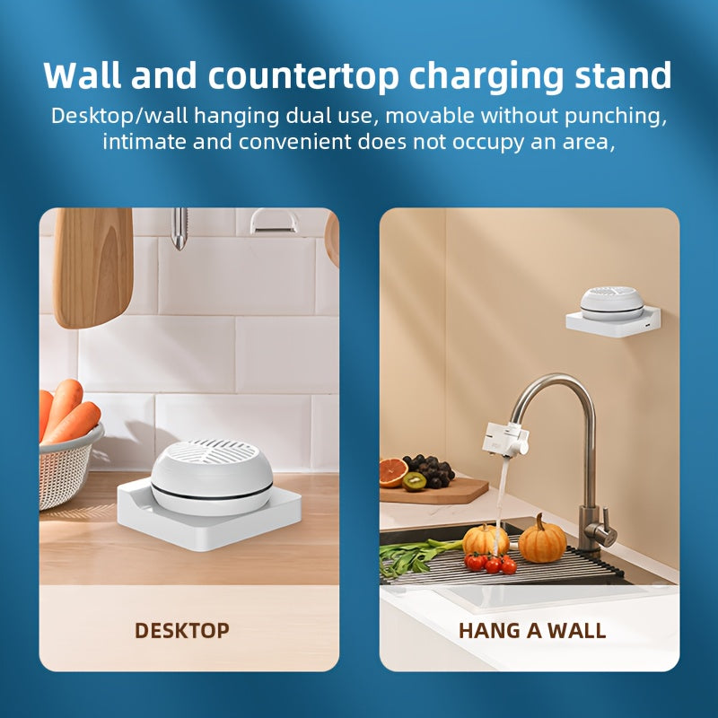 Meva va sabzavotlarni yuvish uchun avtomatik induksiya botinkasi, bardoshli ABS material, yashil, sog'lom oshxona uchun foydalanish