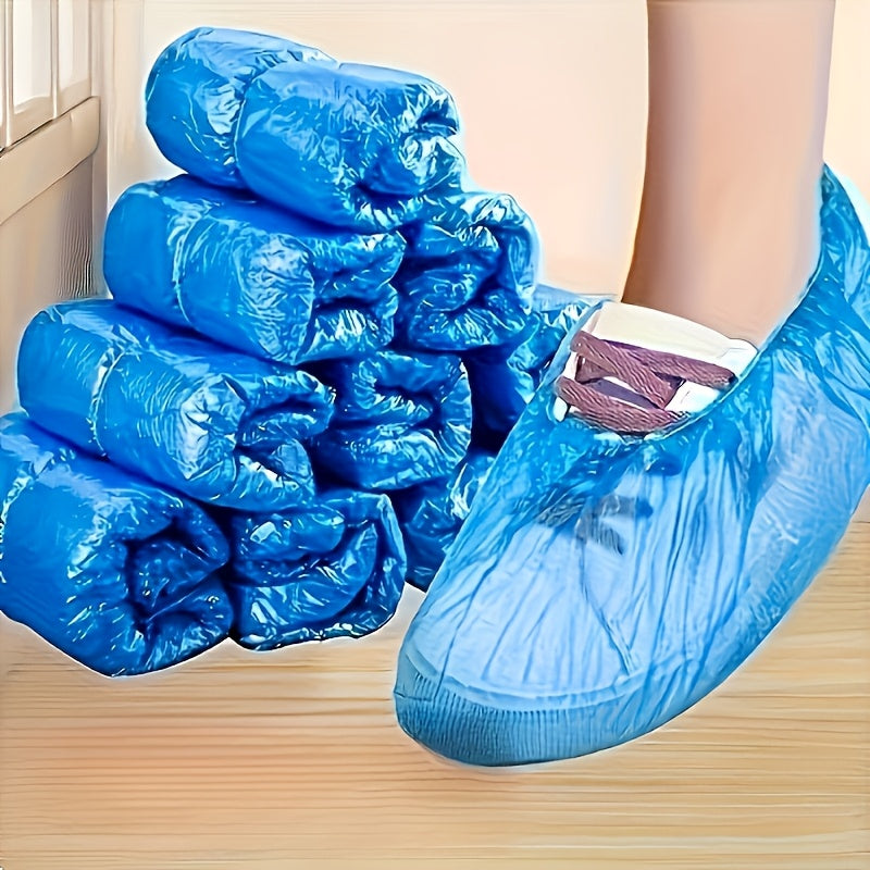 Disposable PE Shoe Covers Multipack Waterproof Slip-Resistant Indoor Protectors