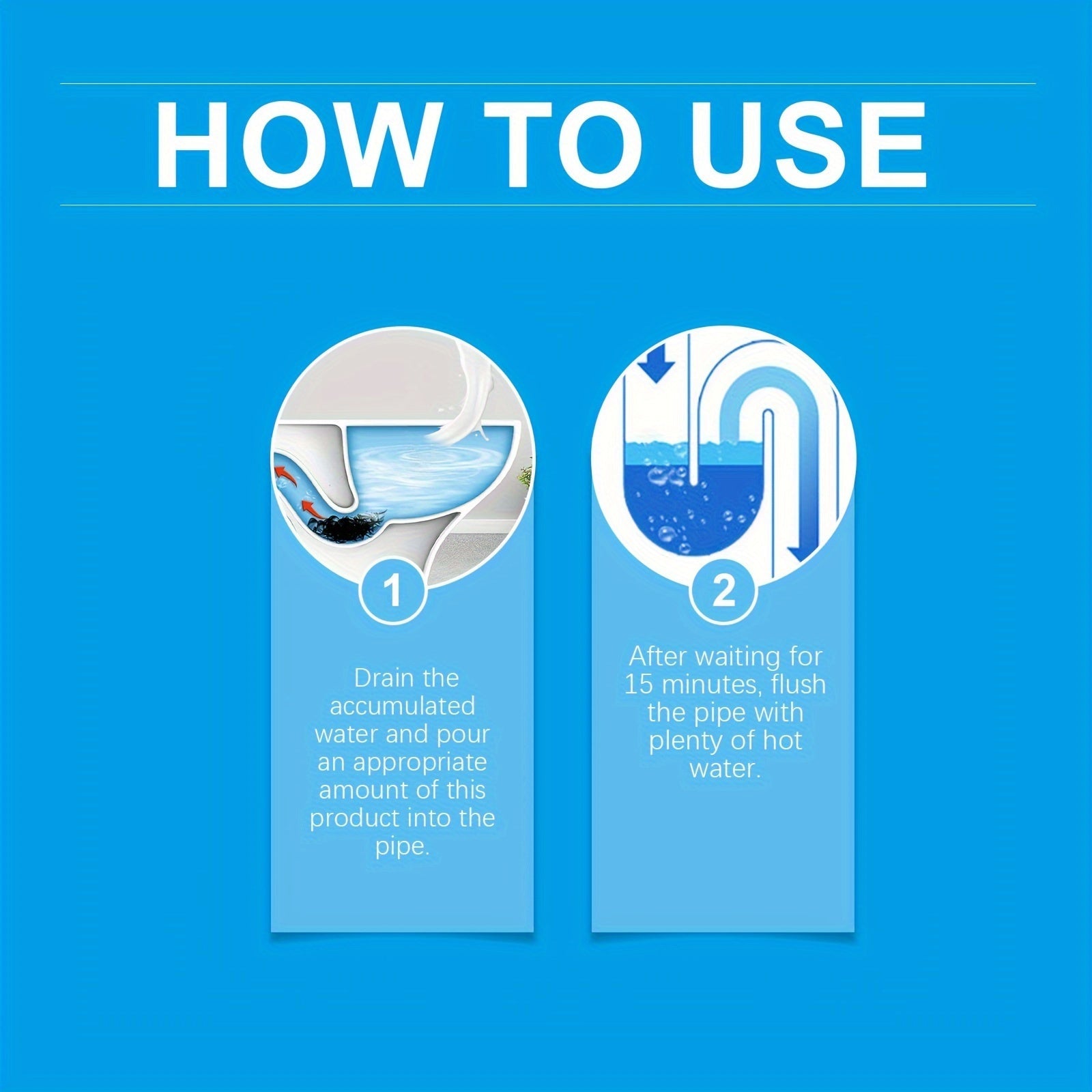 Kuchli drenaj to'siqlarini ochuvchi - Osonlik bilan quvurlardan to'siqlar, yog' va sochlarni olib tashlaydi